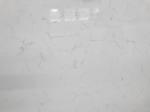 Marble Like Vein Engineering Bianco Carrara Countertop , Hard White Quartz