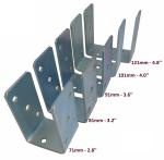 4mm Galvanised Shape Stamping Parts Post Fence Foot Anchors for Fixing and