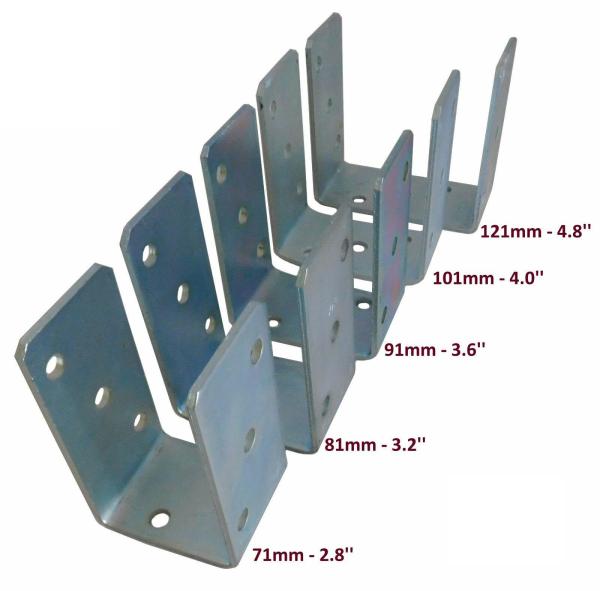 4mm Galvanised Shape Stamping Parts Post Fence Foot Anchors for Fixing and