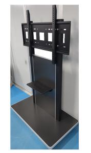 Quality Metal Iron Smart Board Floor Stand , Mobile TV Trolley Stand With Wheels Multipurpose wholesale