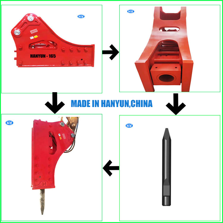 42CRMO Materials Skid Loader Concrete Breaker