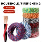 0.75/1/1.5/2.5mm2 PVC Insulated Twisted Pair Electric Wires for Flexible