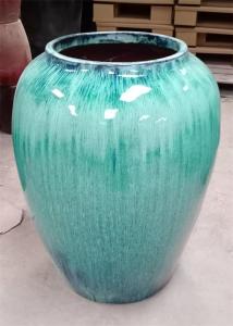 Quality 50x64cm Glazed Large Outdoor Ceramic Pots For Plants wholesale