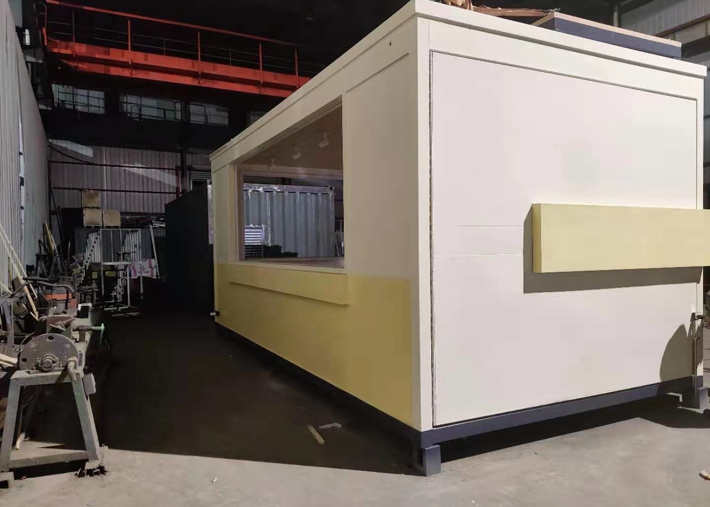 20 Foot Prefab Shipping Container House Book Street Store