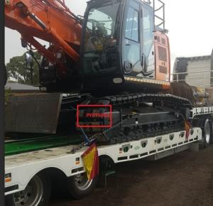 Quality Chain - On Rubber Track Shoes / Excavator Track Pads PYCT600A Black Color wholesale