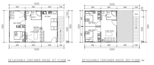 BOX SPACE Casas Pre Fabricadas 3 Bedrooms Prefabricated Module House Casas