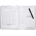 Weekly Daily Custom Personal Planner A4 Size Calendar Gold Logo OEM / ODM