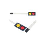Red And Yellow 2 Buttons Matrix DIY Membrane Keypad