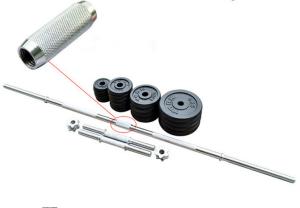 Quality high quality 50kg grey hammerton painting barbell and dumbbell set wholesale