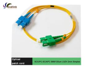 Quality SC/APC-SC/APC SM OM3 9/125um LSZH Patch Cord wholesale