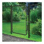 Galvanized PVC Coated Diamond Fence Black Chainlink Fencing Perfect for Your