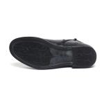 Navy Lace Up Breathable Mens Fashion Dress Boots