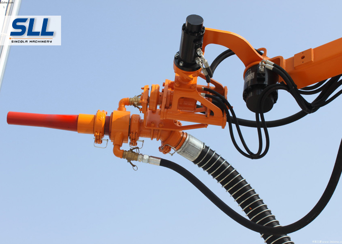 concrete spraying system
