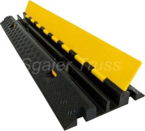 Quality Roadway Safety Truss Parts Strong Impacting Resistance Heavy Duty Rubber Cable Protector wholesale
