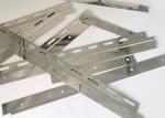 Wall Mounted Stamped Components Stainless Steel Pvc Strip Curtain Kit Mounting