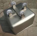 Jf Sheet Metal-200L Grinding Stainless Steel Meat Processing Trolley Bin