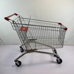 Quality 180L General store Galvanized European Market Supermarket Shopping Trolley wholesale