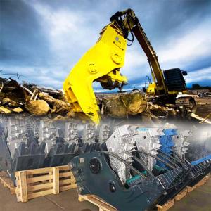 Quality Heavy Duty Excavator Concrete Crusher , 300 Bar Hydraulic Concrete Muncher wholesale