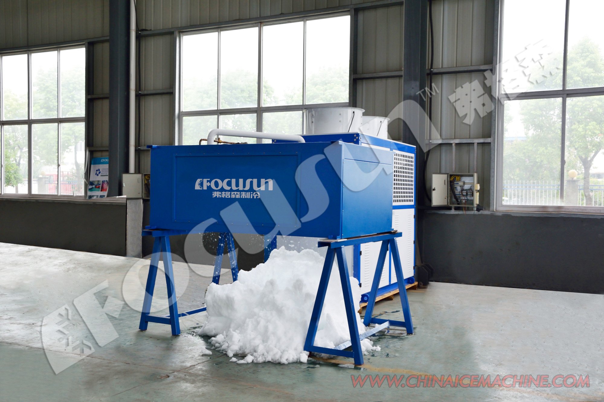 Newest Technology 10tons Direct Cooling Block Ice Machine with Bitzer Compressor