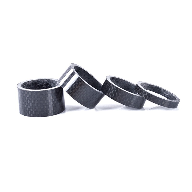 28.6mm Carbon Fiber Headset Spacers 3K Weave Bicycle Stem Spacers