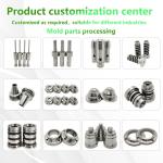 SKD61 Polished Precision Injection Molding Parts Tolerance 0.01mm