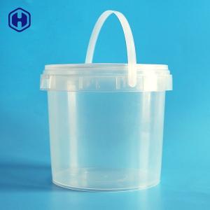 Quality Plastic PP Clear Food Grade Bucket Strong Waterproof Heat Resistant wholesale