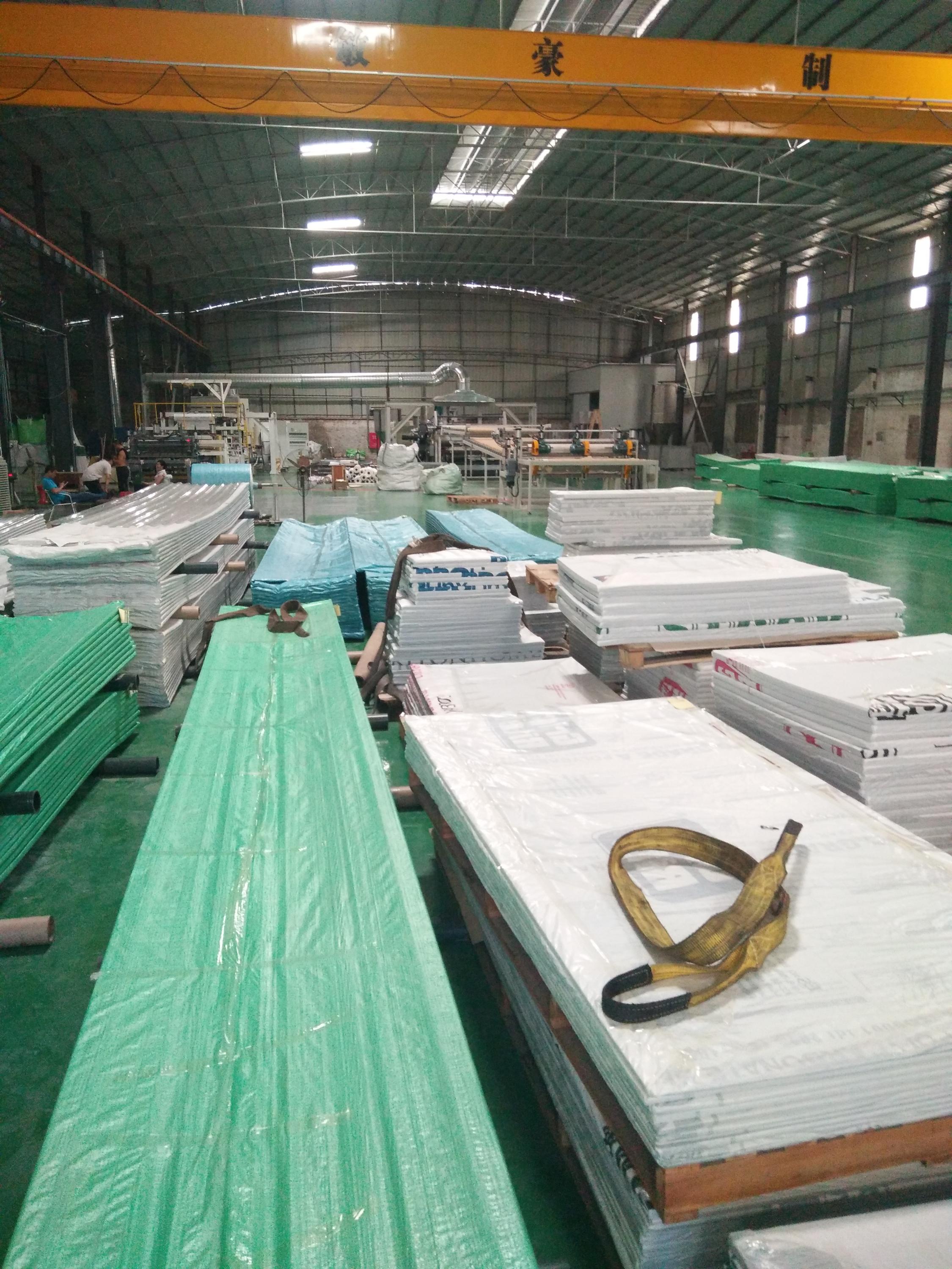 UV Roofing Panels For Corrugated Polycarbonate Sheet 0.6mm-2.8mm Thickness