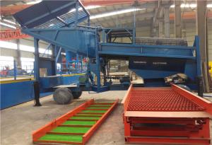 Quality 85m3/H,85Kw Power, 8m Length ,Steel,Rotary Movable,Gold Washing Trommel Screen wholesale