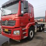 Red 6x4 Second Hand Shacman M3000 Used Shacman Trucks For Sale
