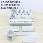 ABS Material Nursing Medical Trolley Cart Three Layer Tool Cart