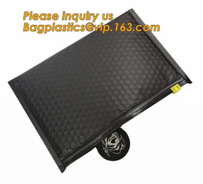 Cosmetic Pink Slider Padded Bag/Silver k Bag With Bubble,Padded Envelopes Cheap Aluminium Foil k Holographic