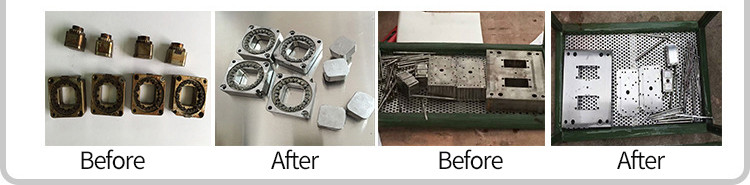 Injection Mould Electrolysis Cleaning Machine , 28KHZ 40KHZ Electrolysis Parts Cleaner