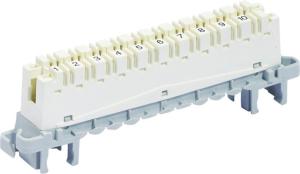 Quality High Band Strip CAT5E Krone Module 10 Pair Terminal Block Back / Profile Mount YH6468506100 wholesale
