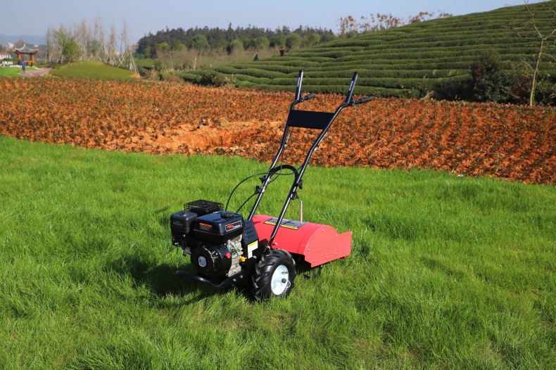 500mm Micro Tillage Machine Hand Push Gasoline Walking Tractor Tiller 210kgs