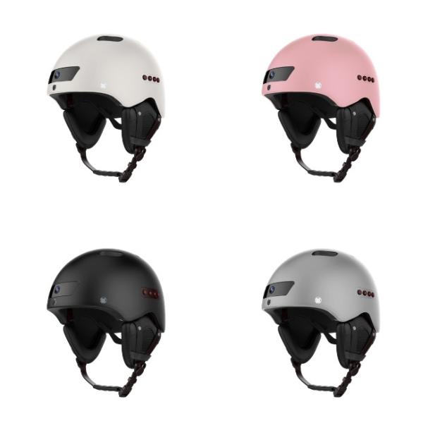 womens Open Face ABS Housing Electric Bike Helmets With Lights 50m Irradiation
