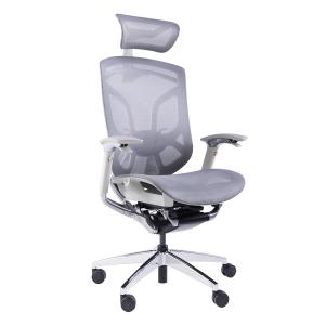Quality High Back Polished Aluminum Ergonomic Mesh Executive Chair Sync Sliding Swivel Office Chair wholesale