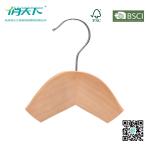 Betterall High-end Burlywood Wooden Shirts Hanger with Metal Hook