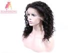 100% Human Lace Front Wigs Unprocessed Brazilian Italian Curly Natural Color