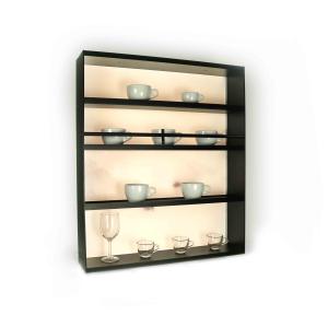 Quality LED Lighted Aluminum Display Shelf For Kitchen wholesale
