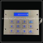 Digital Illuminated Led Display Stainless Steel Keypad 304 Grade Usb