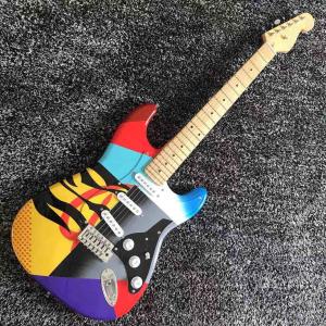 Quality Custom Painted Strat Electric Guitar Accept OEM wholesale