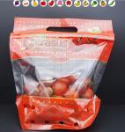 Fruit Packing Bags For Grapes Banana Vegetables Stand Up Plastic Food Bags,
