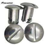 Universal Dzus Dome Head Buttons Silvery 7/16"x.500" Steel Sprint Car Maxim with