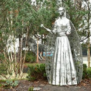 Quality Custom Stainless Steel Statue Medium Size Metal Outdoor Witch Statue wholesale