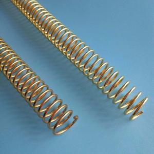 Quality Dia 6mm Electroplating Metal Spiral Binding Coils wholesale