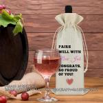 Wedding Wine Bag, Gift For Wedding Planning, Wedding Officiant, Wedding Host,