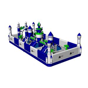 Quality Airtight Floating Game 0.9mm PVC Inflatable Fun City Castle wholesale