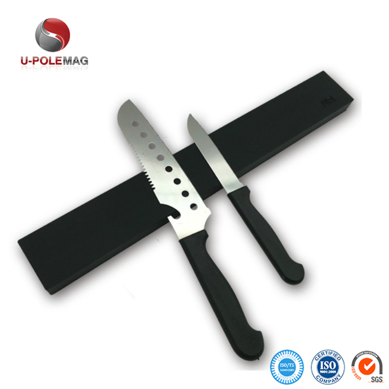 Upgrade Your Kitchen with Our Sustainable Stainless Steel/Rubber Magnetic Knife Holder