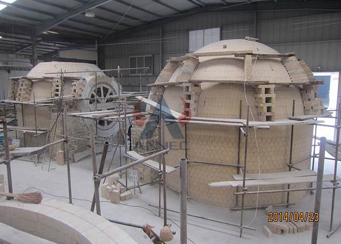 ISO9001 Fireclay 48% AL2O3 2.35g Special Shaped Bricks