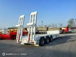 7 Axles Self Dumping Low Bed Truck Semi Trailer